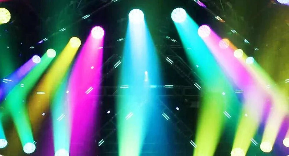 19x15W RGBW LED Moving Head Light - DMX512 Stage Lighting