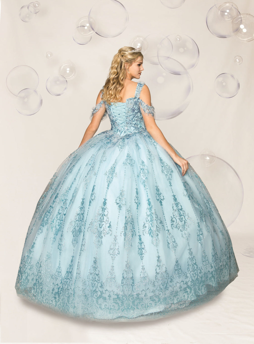(LIVE 2) Elegant Quinceanera Dress with Tulle & Embroidery for Special Occasions - Beautiful & Versatile Design