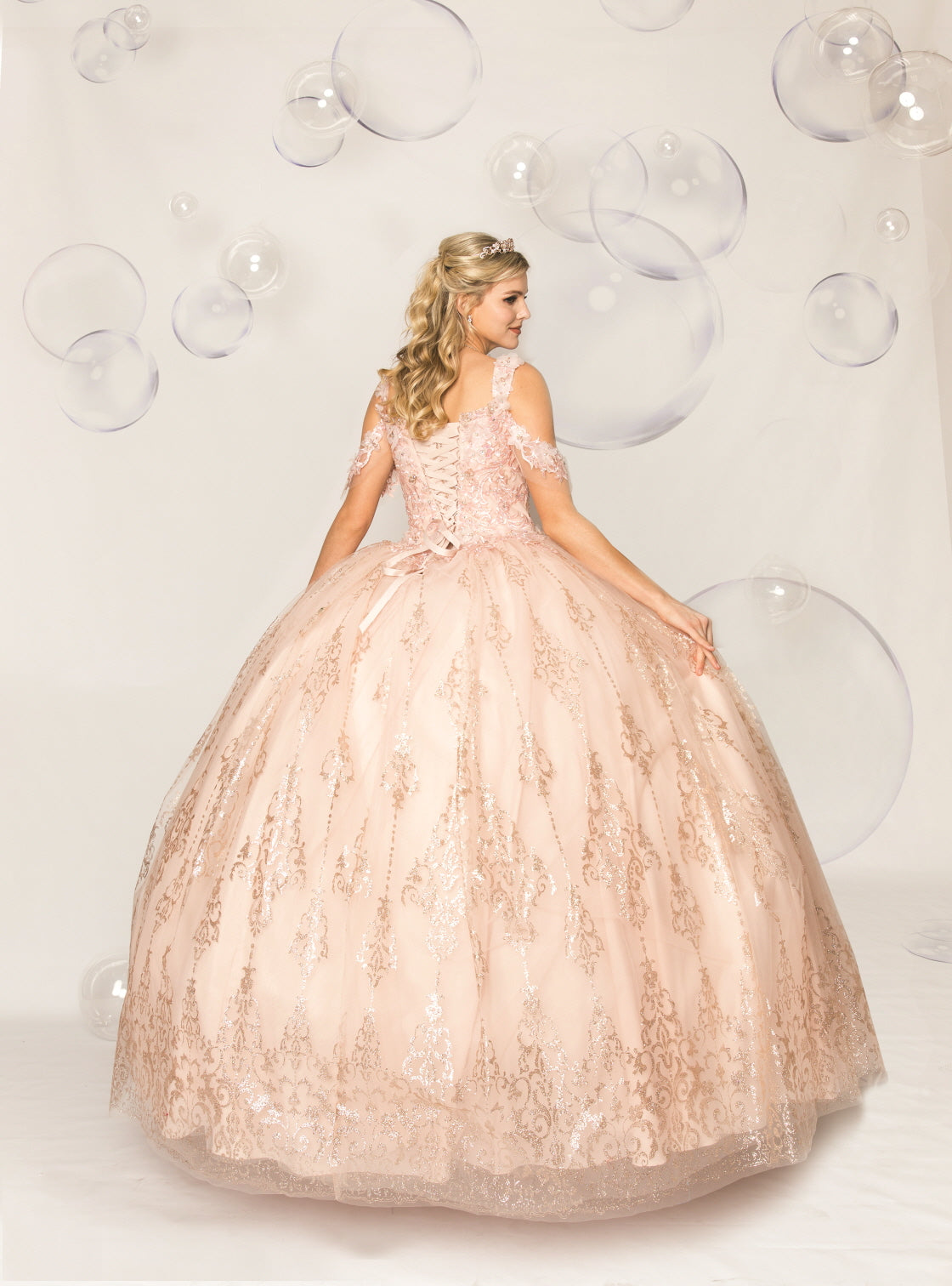 (LIVE 2) Elegant Quinceanera Dress with Tulle & Embroidery for Special Occasions - Beautiful & Versatile Design
