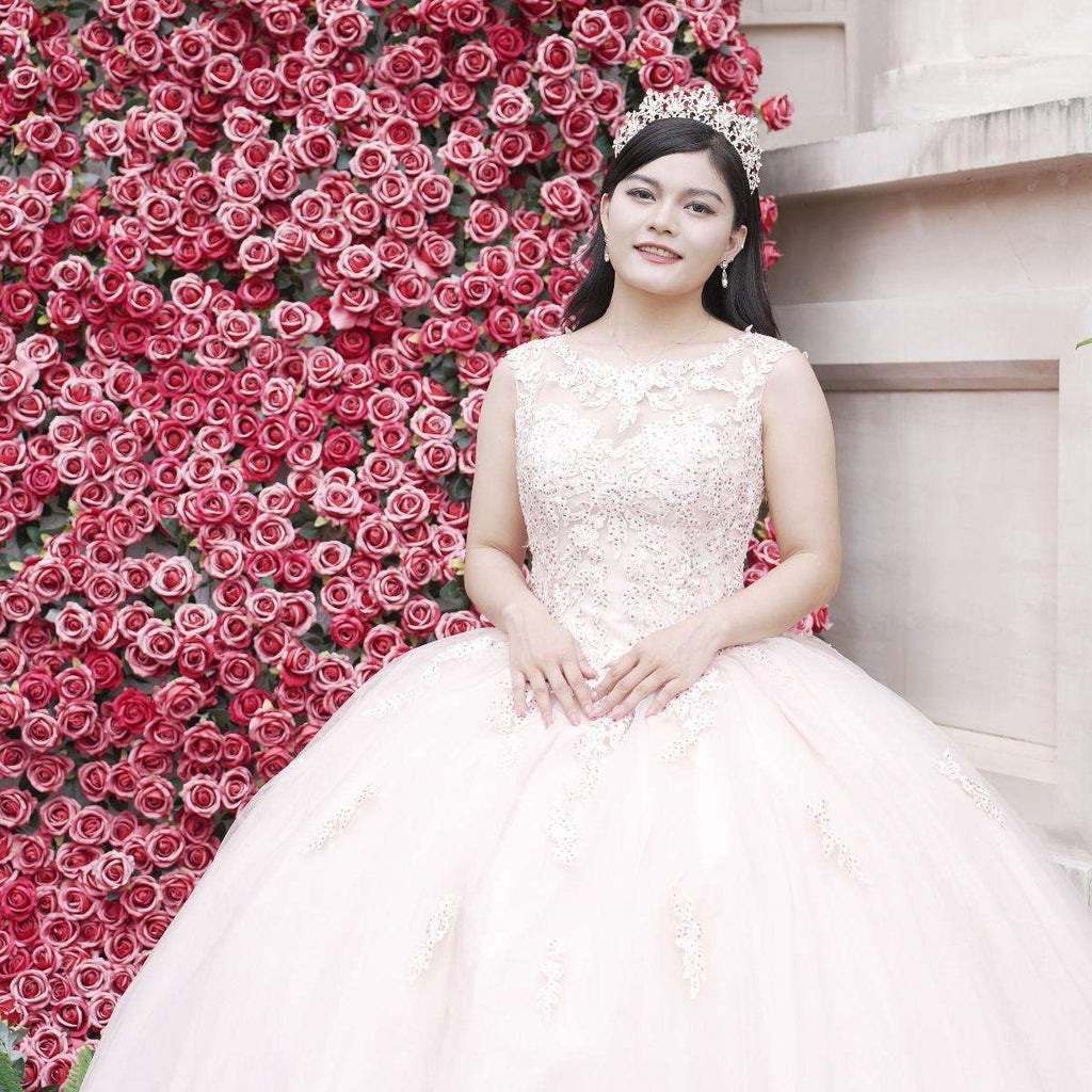 Adults in gowns, flowing skirts, confident display.