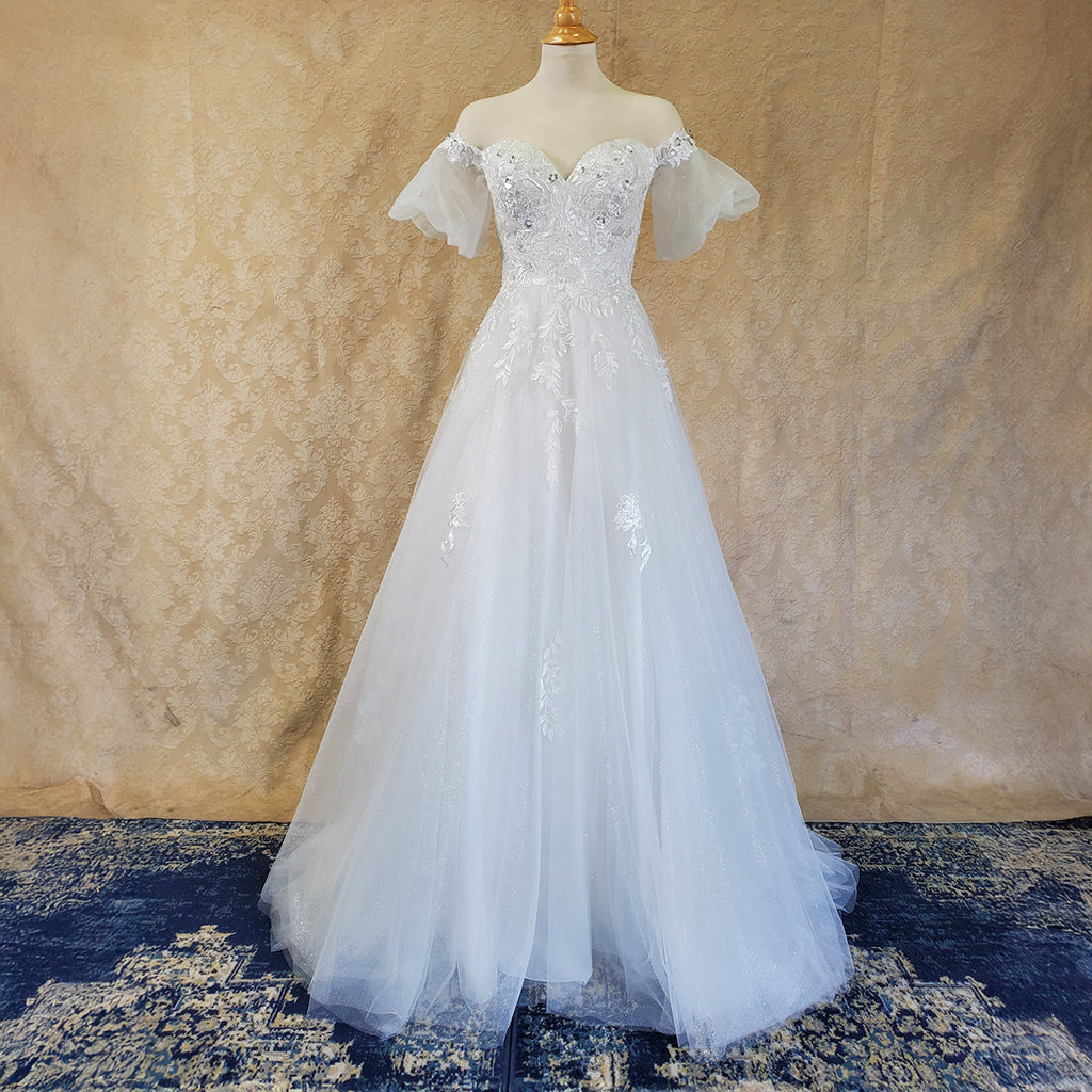 (LIVE 39) OFFWhite wedding dress Formal Party Dress for Special Occasions