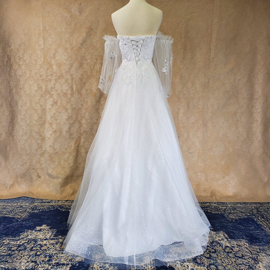 (LIVE 55) OFFWhite wedding dress Formal Party Dress for Special Occasions