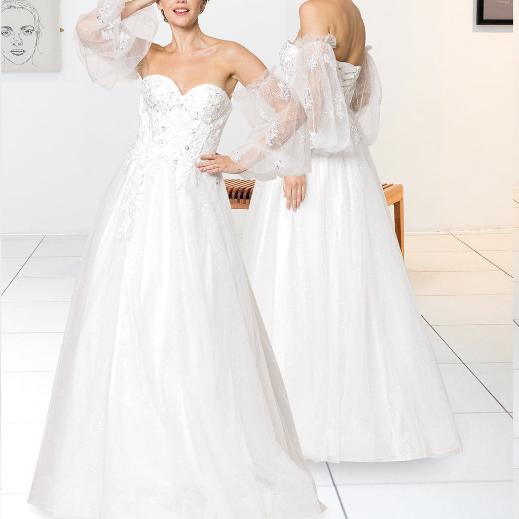 (LIVE 55) OFFWhite wedding dress Formal Party Dress for Special Occasions