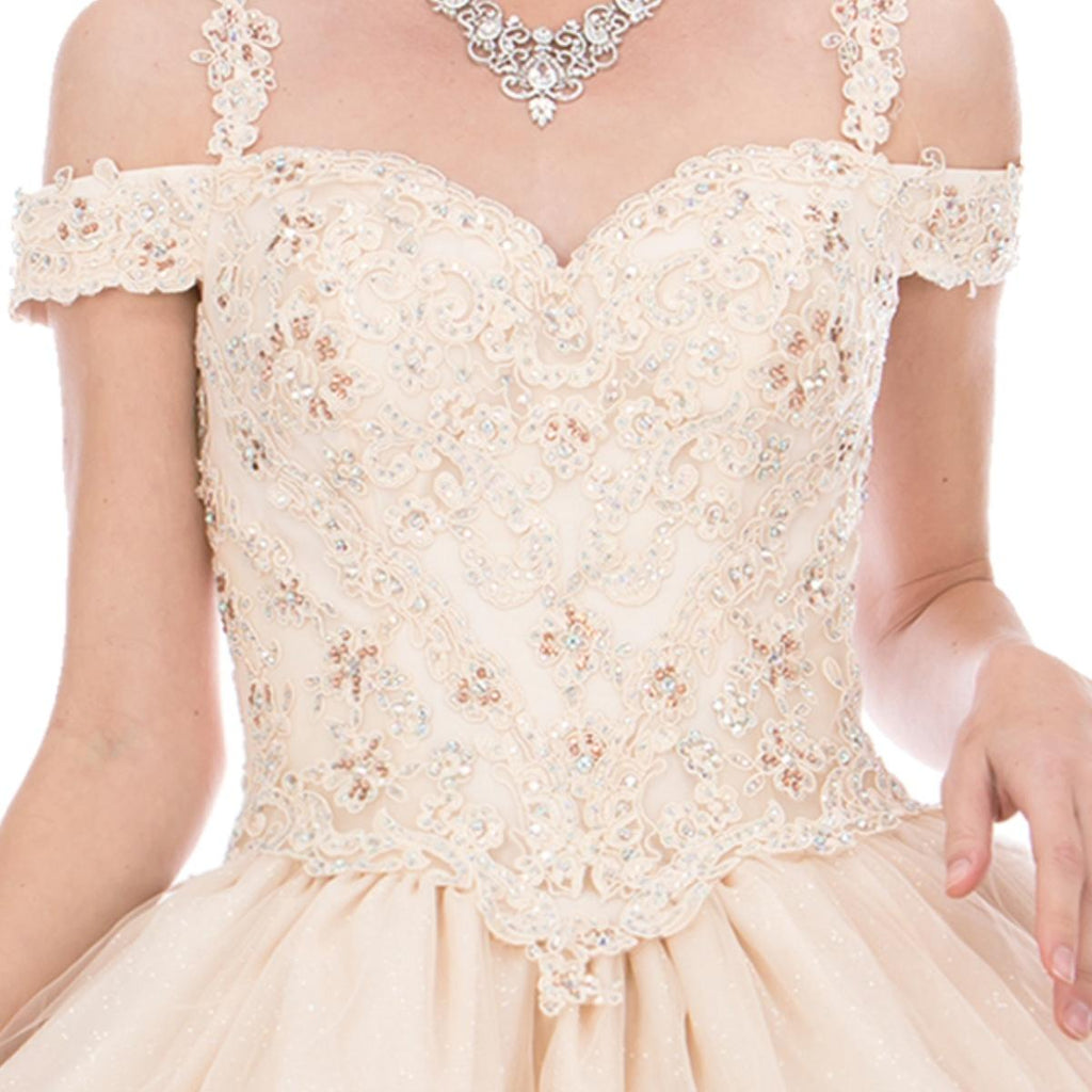 Adults in gowns, flowing skirts, confident display.