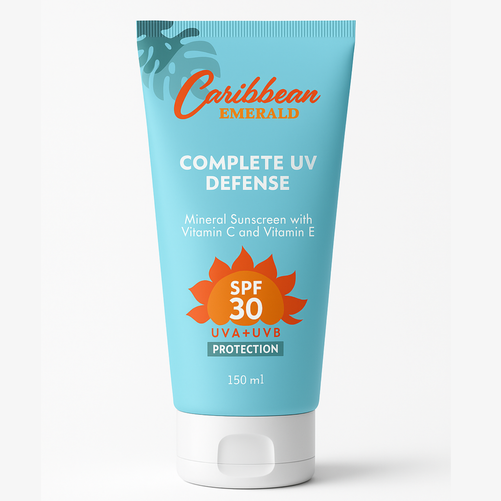 Mineral Sunscreen with Vitamin C and E SPF 30 - Reef-safe & lightweight formula