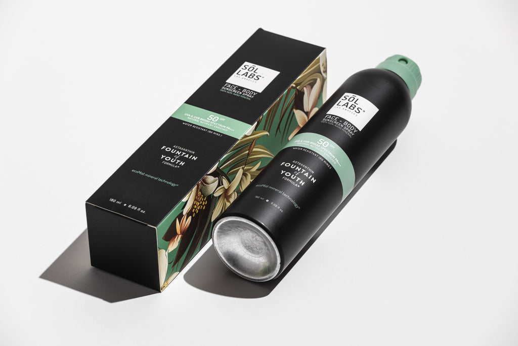 SOL LABS® Natural Mineral SPF 50 Sheer Mist - Broad Spectrum UVA/UVB Protection & Hydrating Formula