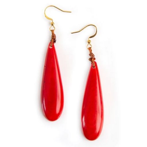 Caribbean Emerald Teardrop Earrings