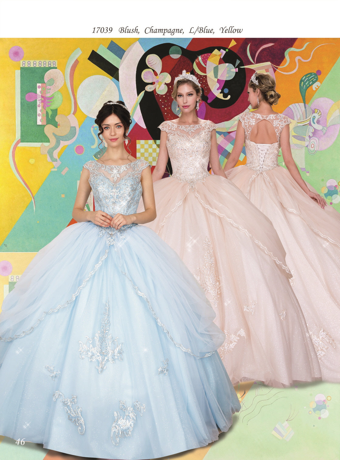 (LIVE 56) Gowns shine, lace details, light up occasions.