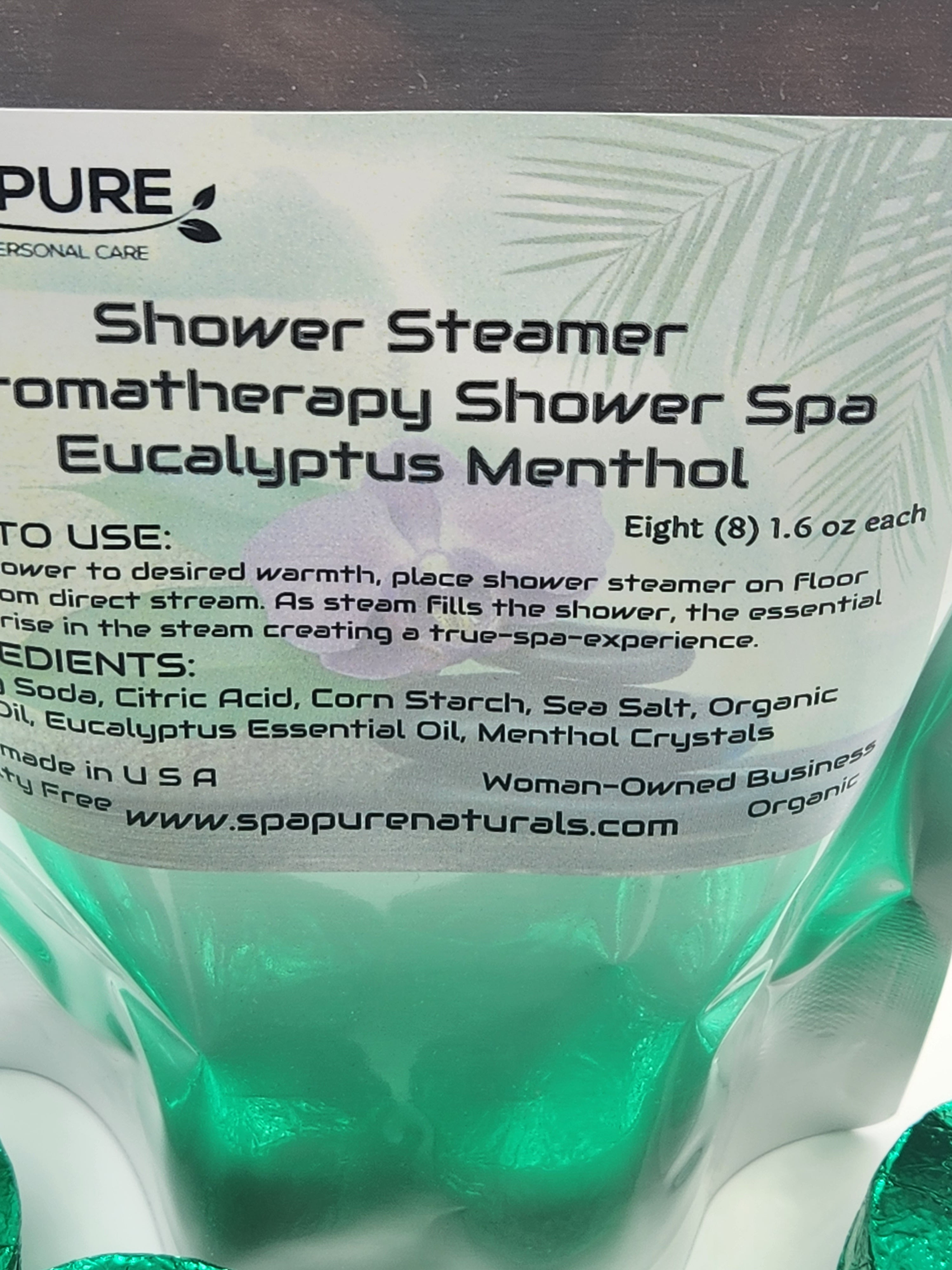 8 Aromatherapy Shower Bombs USA Made, 100% Natural/Organic Essential Oils-Transform your shower-Transform your mood