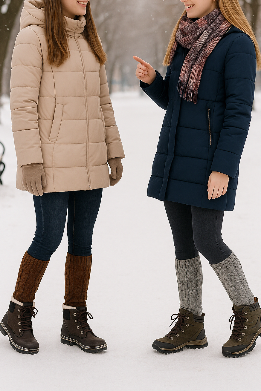 4-Pack Women’s Knit Winter Leg Warmers Slouch Knee-High