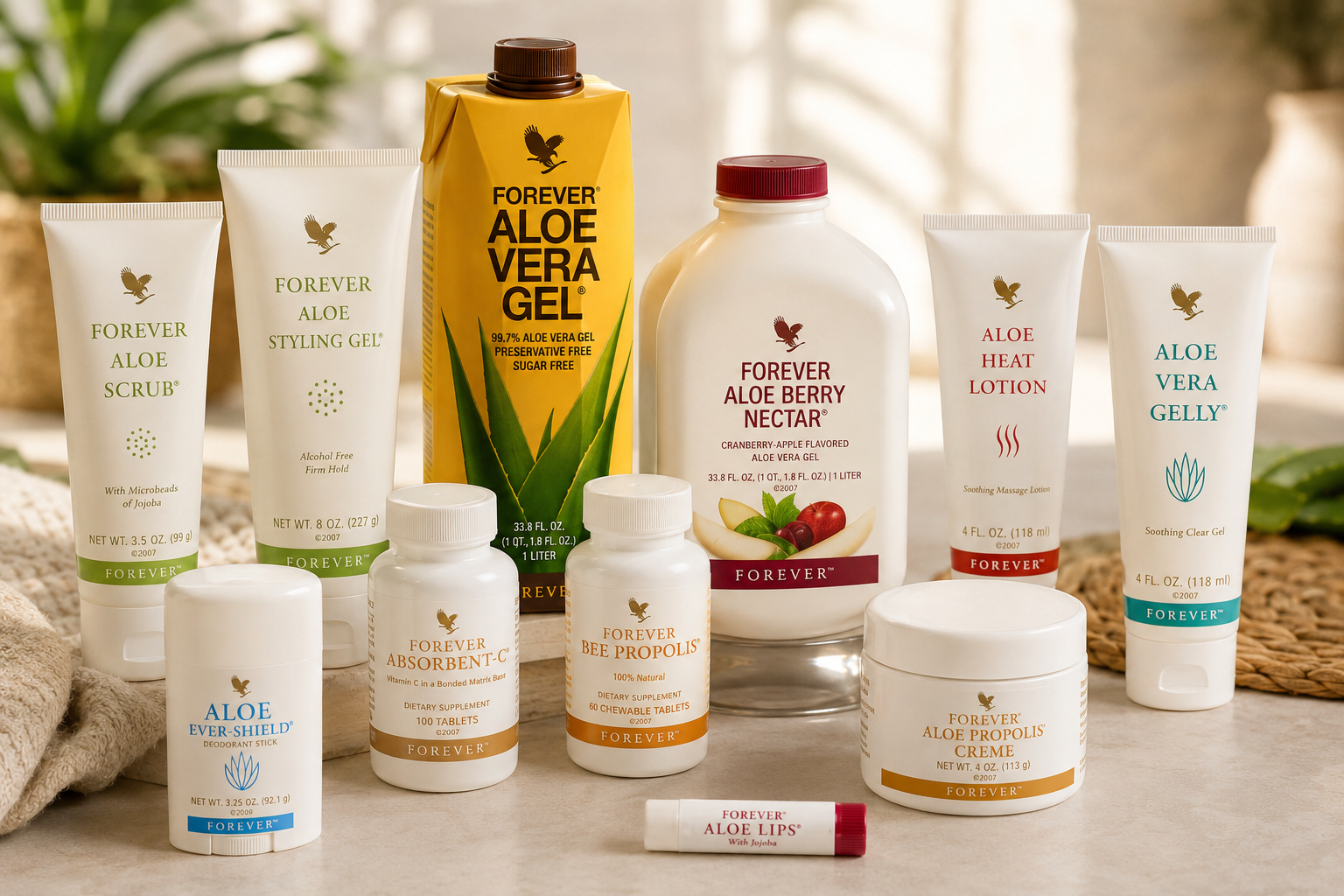 To shop this collection, click "Shop Aloe Products Now"