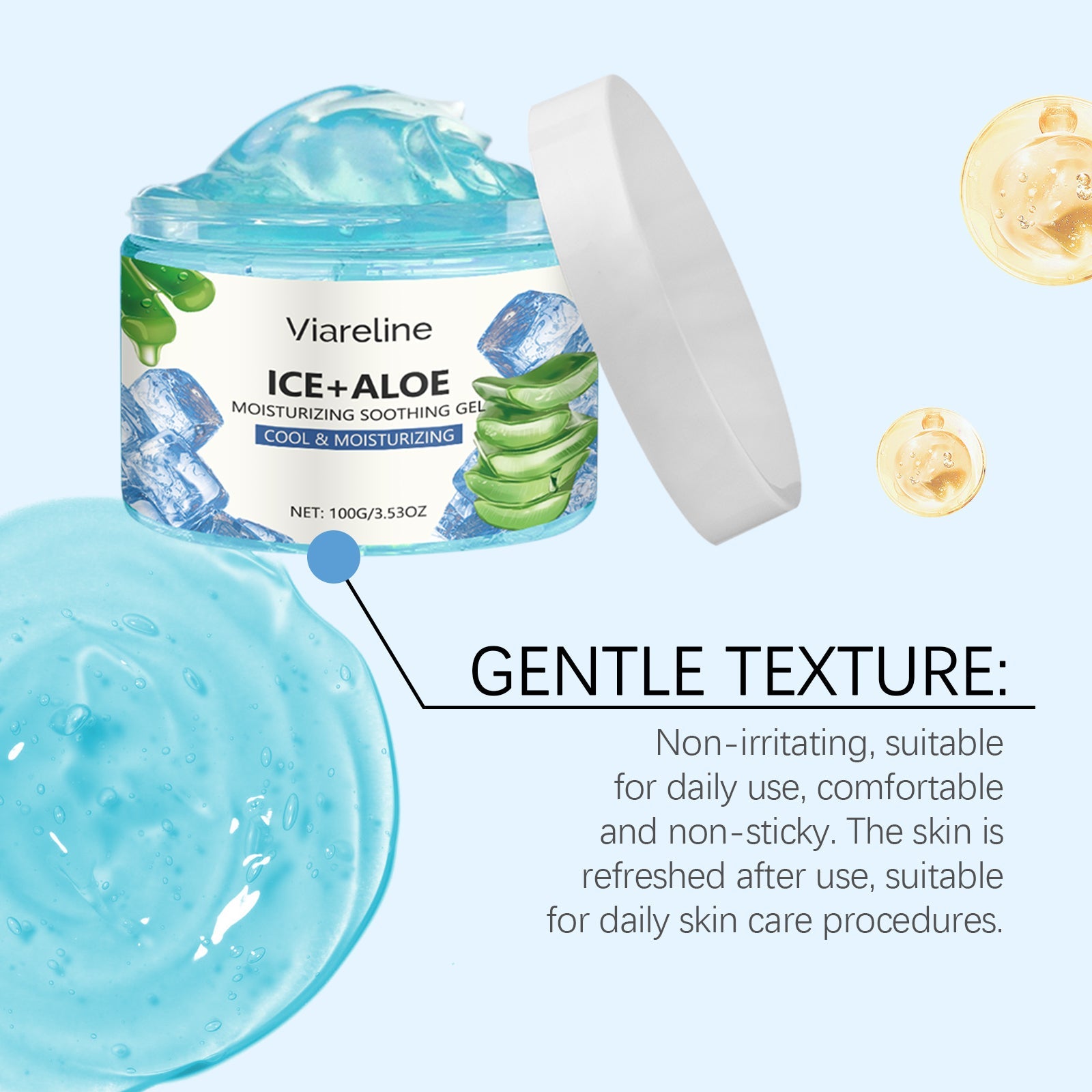 Aloe Vera Moisturizing Gel Moisturizing Face Essence Repair After Sun Facial Care