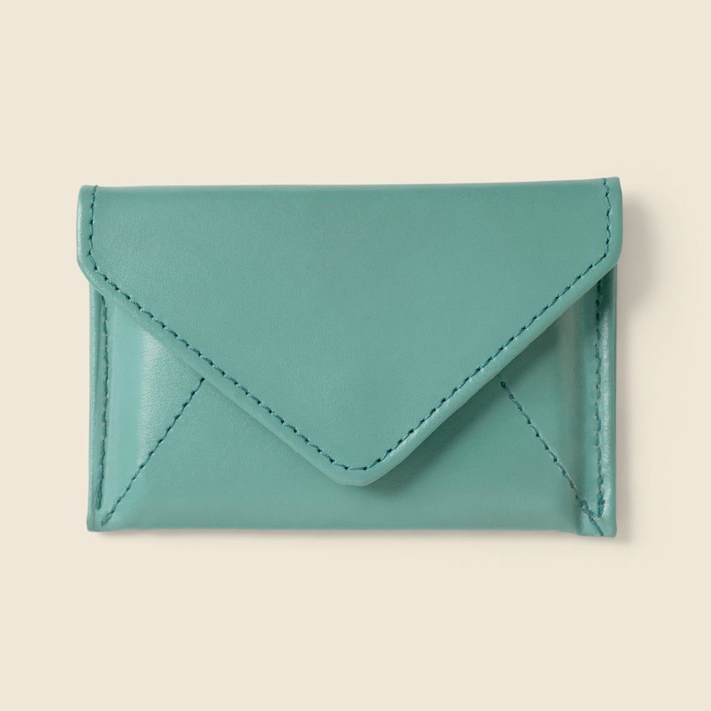 Mini Envelope Wallet With RFID protection - Teal