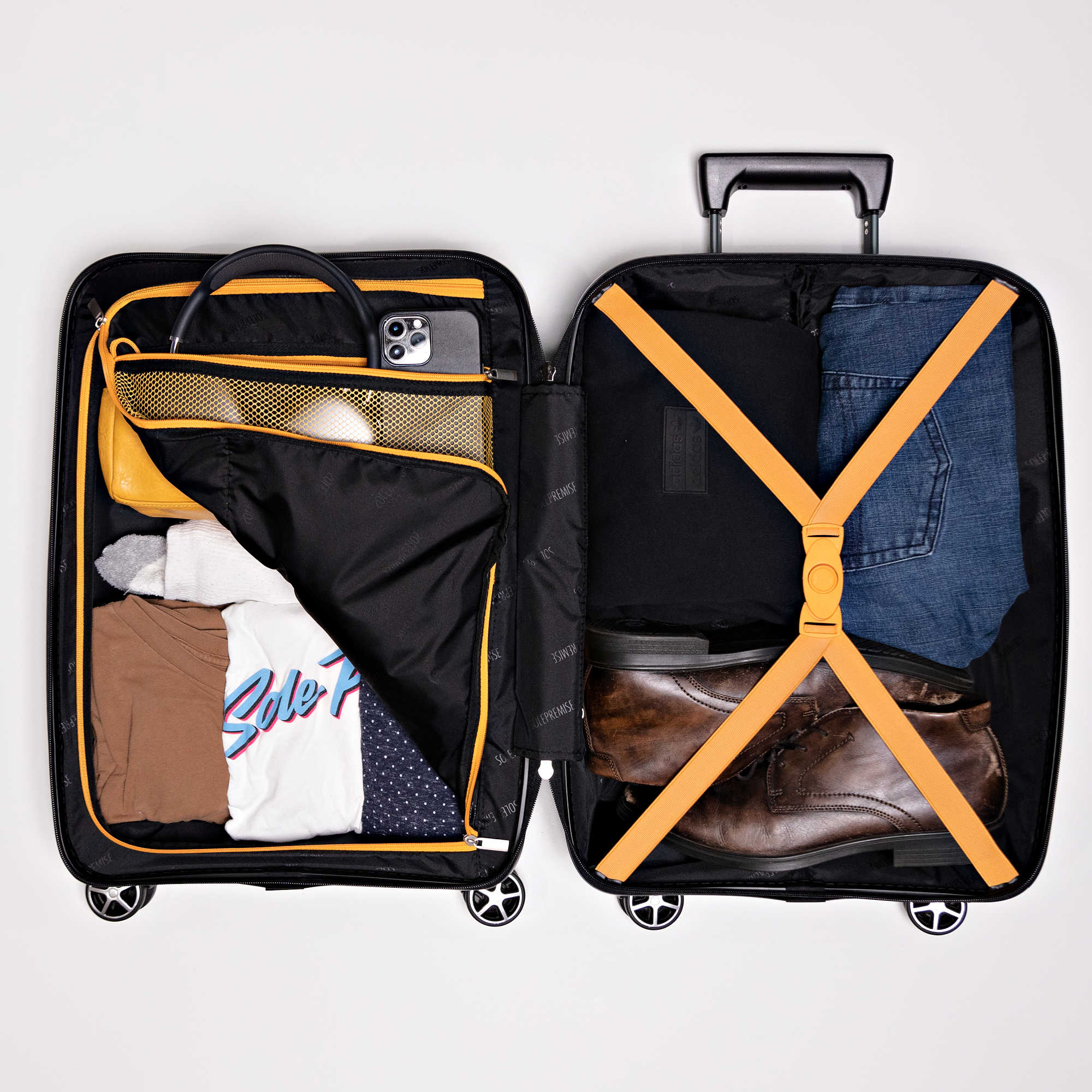 28-inch Black Hardcase Roller Luggage