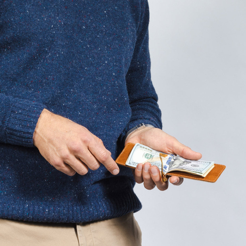 Money Clip Wallet - Natural
