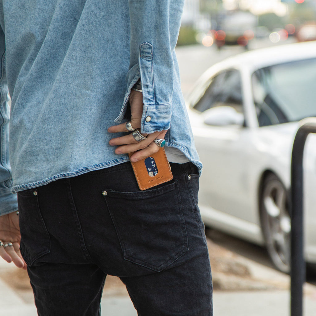 Money Clip Wallet - Natural