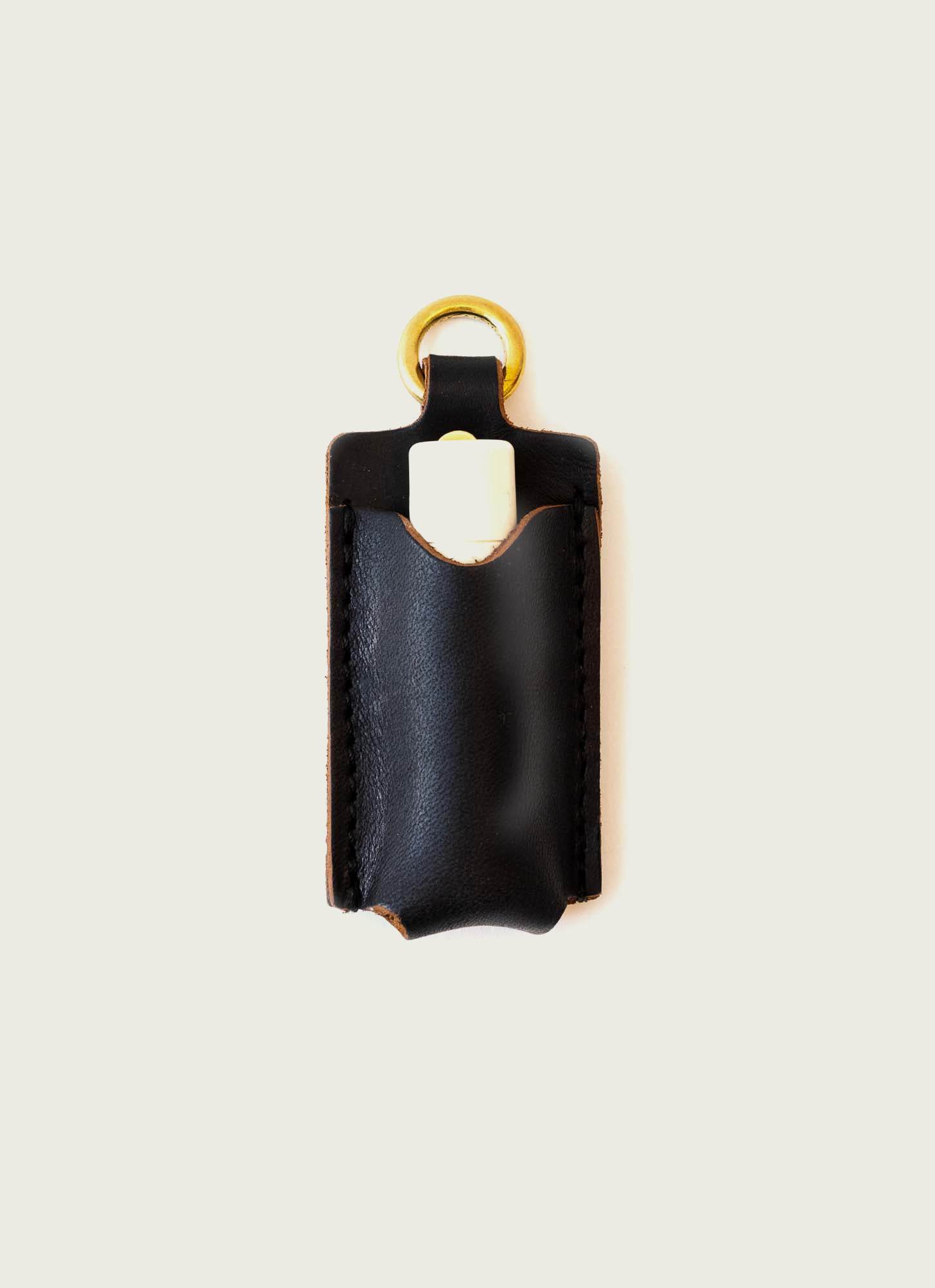 Leather Lip Balm Holder