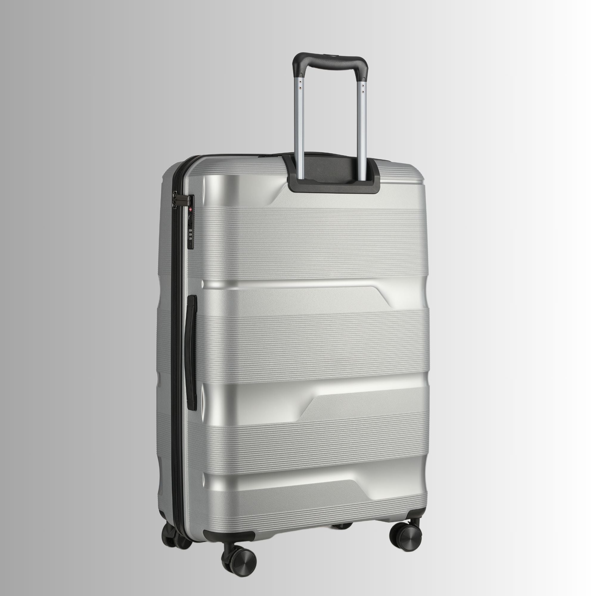 28-inch Silver Hardcase Roller Luggage