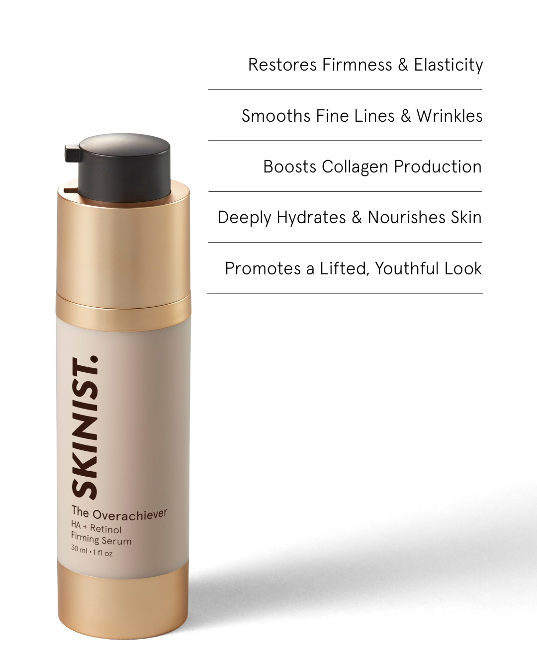 The Overachiever Hydrating Serum with Hyaluronic Acid and Retinol