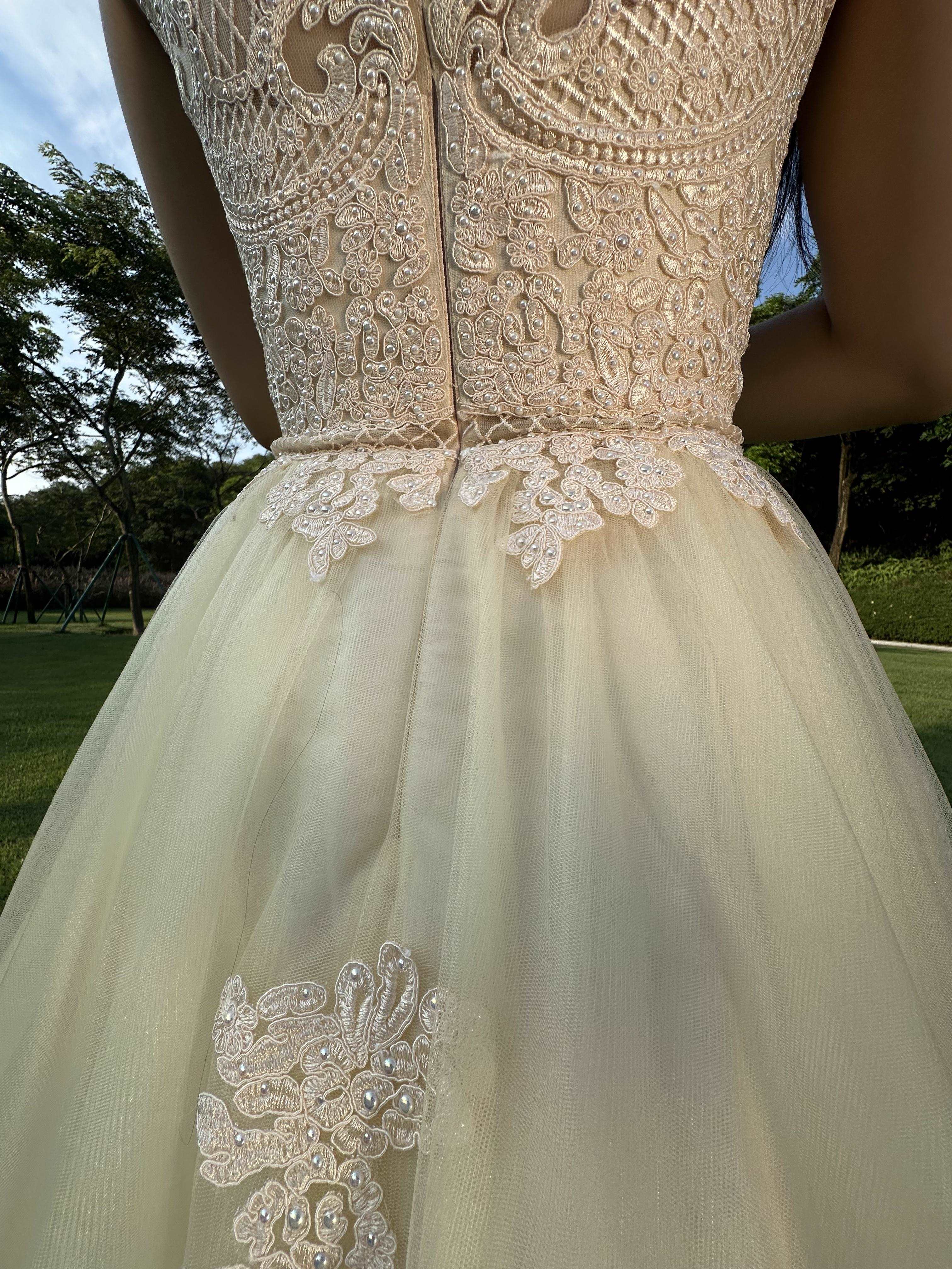 Adult gowns, soft chiffon, taste and class found.