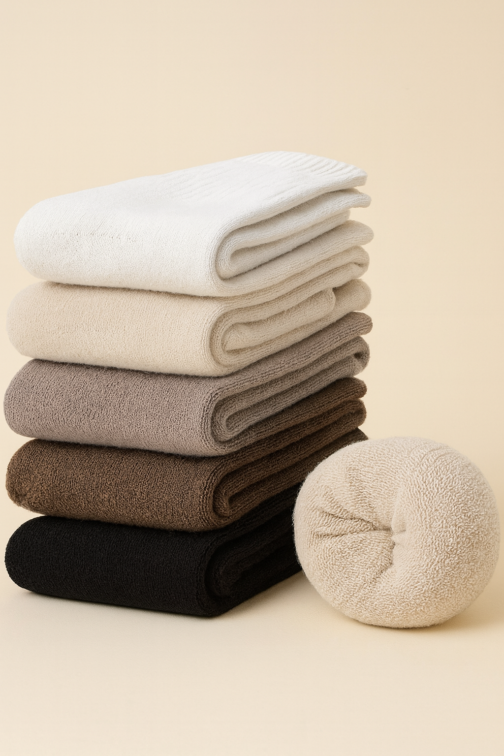 5 Pairs Women’s Merino Wool Crew Socks