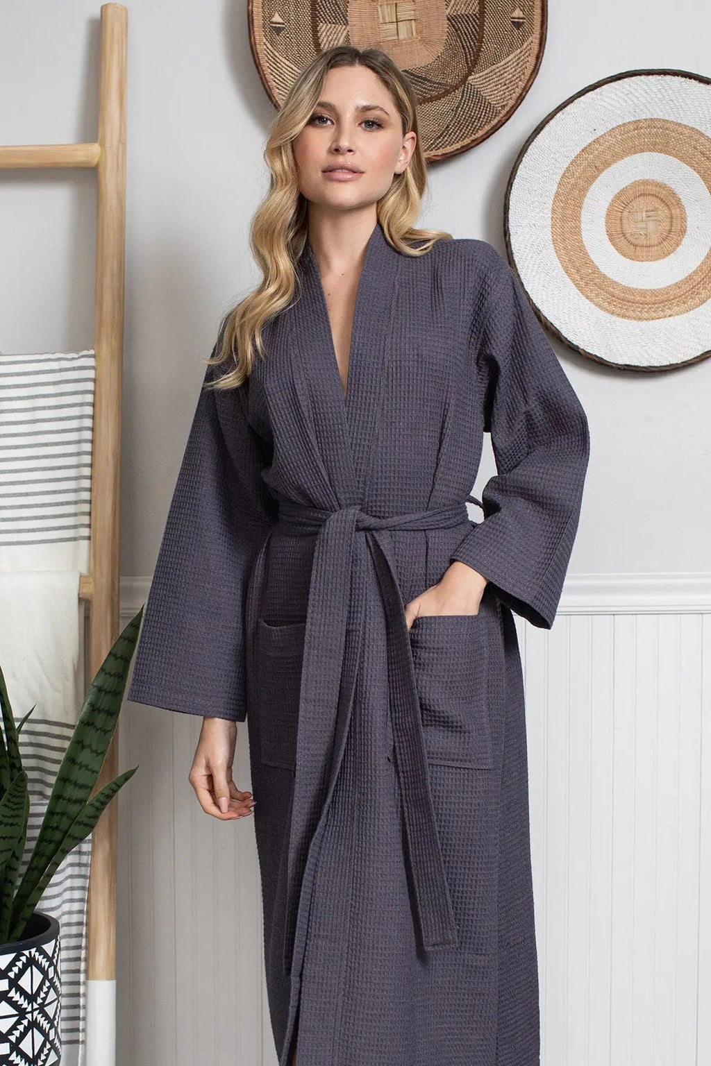 Waffle Robe Womens – Lightweight, Quick-Dry Spa Comfort