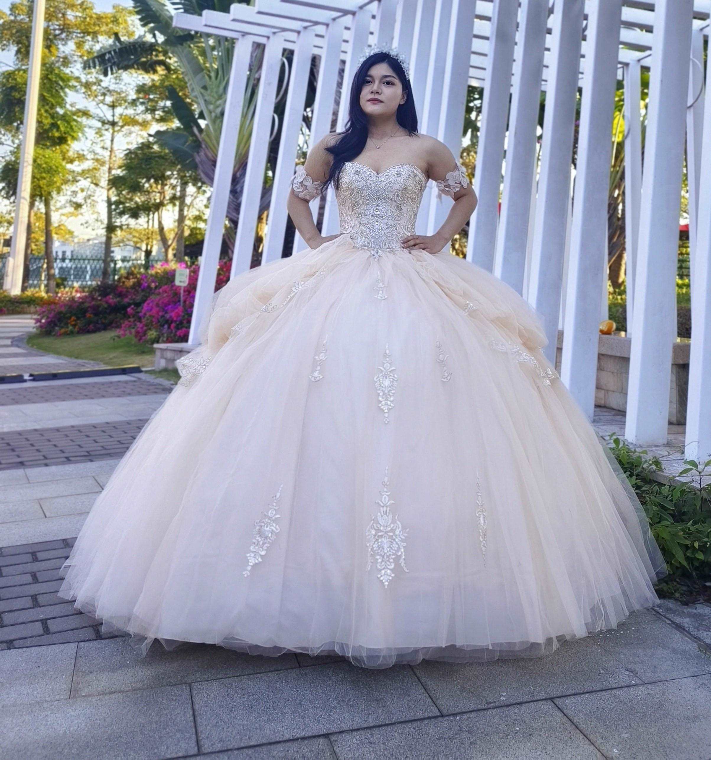 (LIVE 48) Adults in gowns, flowing skirts, confident display.