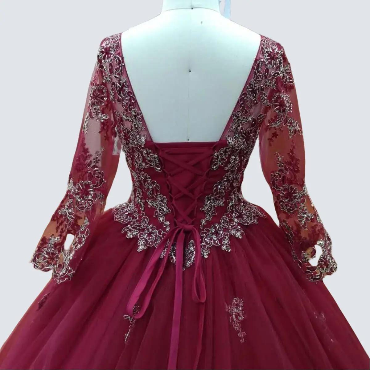 (LIVE 2) Boat Neckline Quinceanera w/ Bell Sleeves