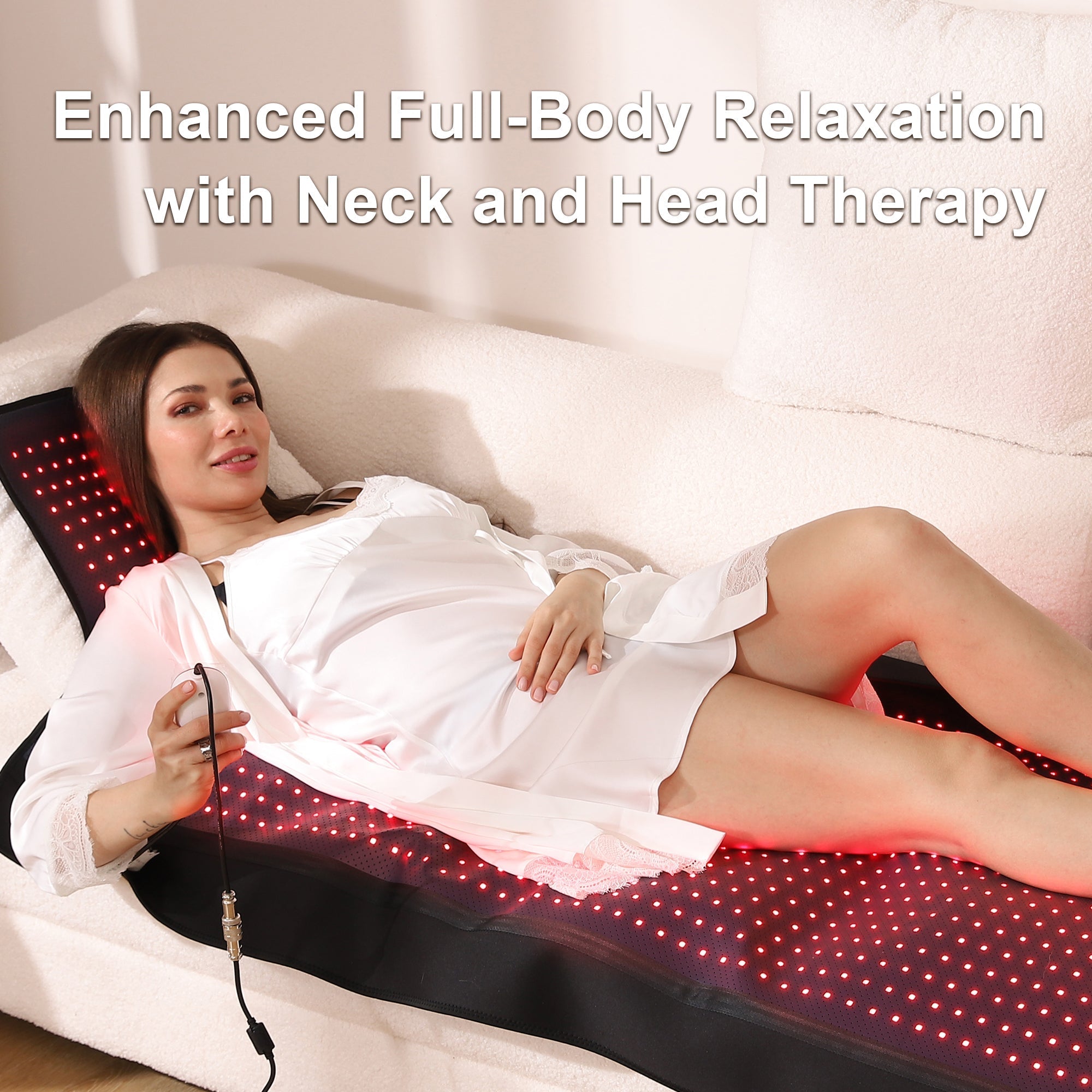 LUMYHEALTH Dual-Pulse Red Light Therapy Mat for Pain Relief