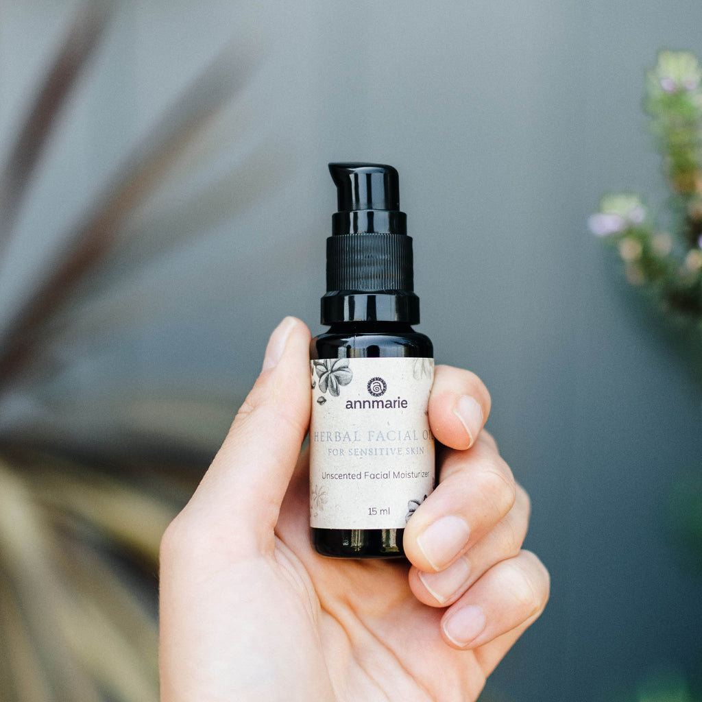 Herbal Facial Oil for Sensitive Skin (15ml)- Collective