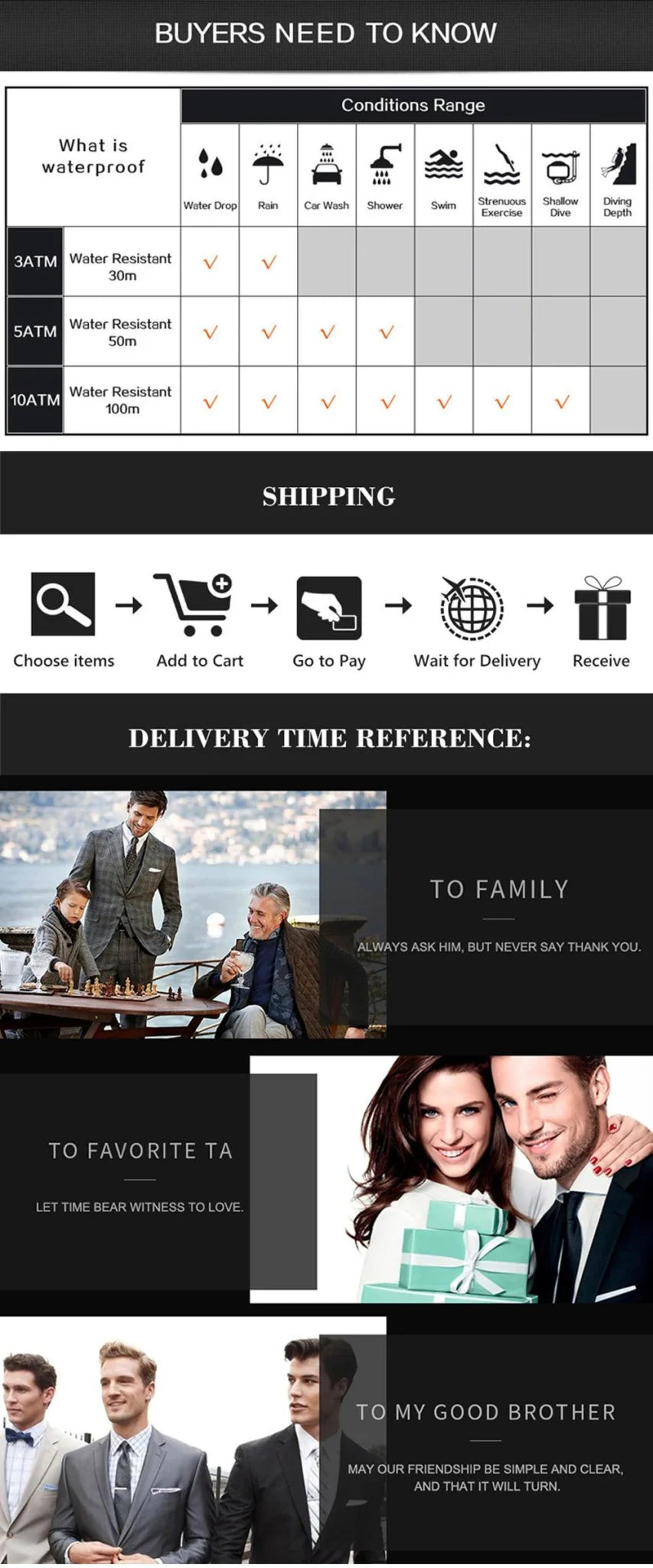 POEDAGAR Men's Square Chronograph Watch - Luminous Waterproof Stainless Steel Quartz Wristwatch