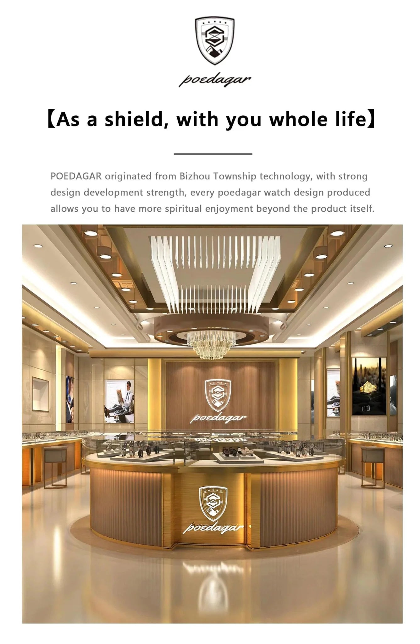 POEDAGAR Luxury Chronograph Men's Watch - Waterproof, Luminous, Stainless Steel, Sporty Design