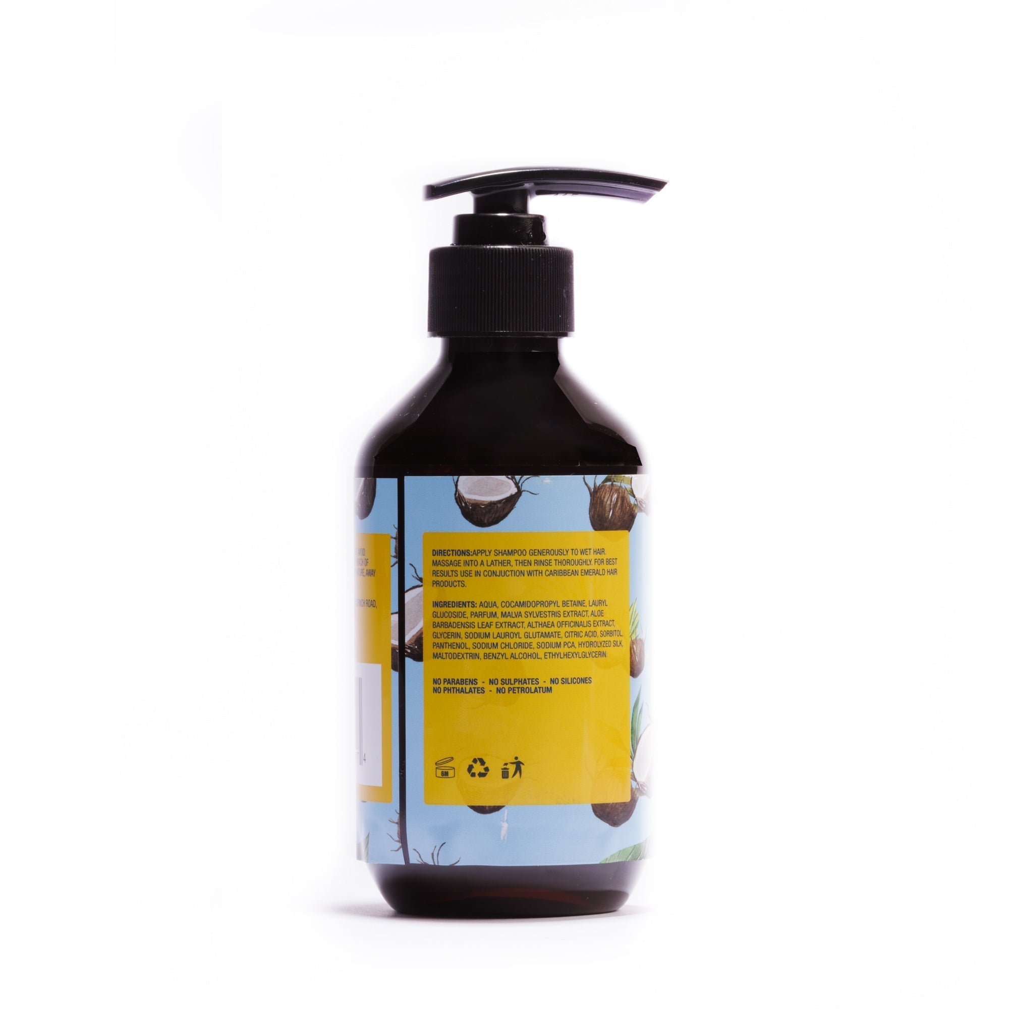 Coconut shampoo for curly hair